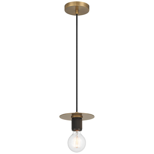 Access Lighting Central 1 Light Pendant, Antique Brass/Antique Brass