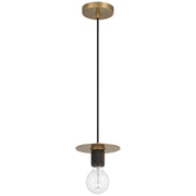 Access Lighting Central 1 Light Pendant, Antique Brass/Antique Brass