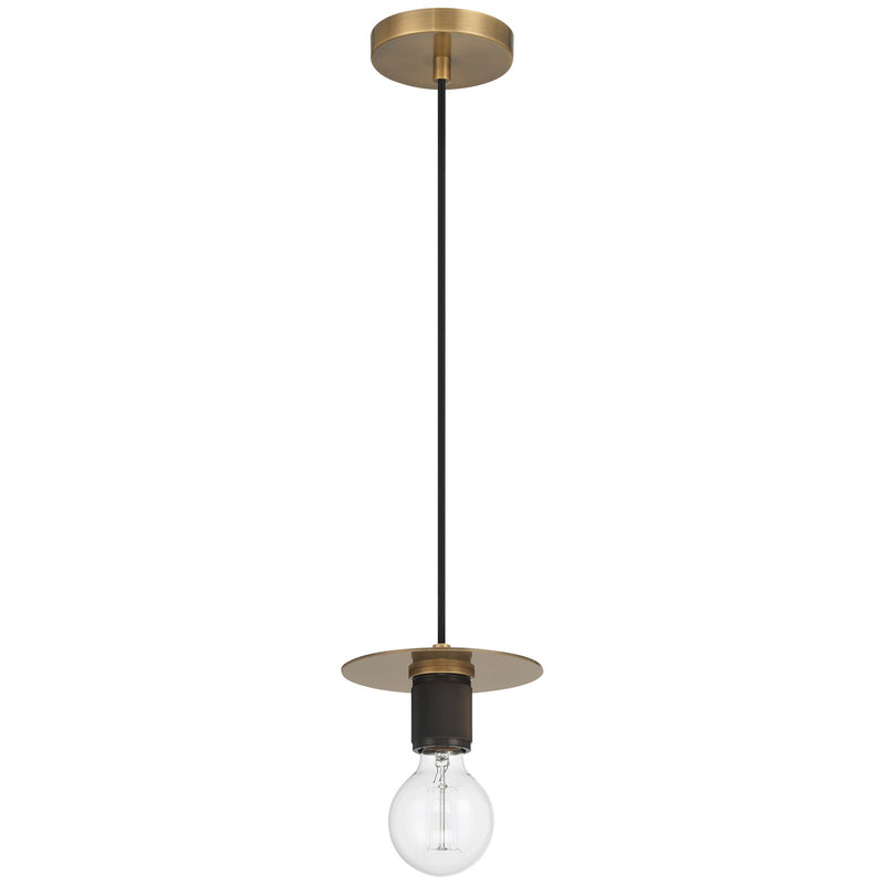 Access Lighting Central 1 Light Pendant, Antique Brass/Antique Brass