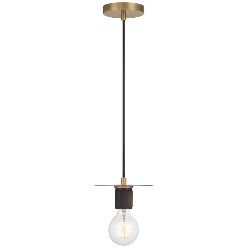 Access Lighting Central 1 Light Pendant, Antique Brass/Antique Brass