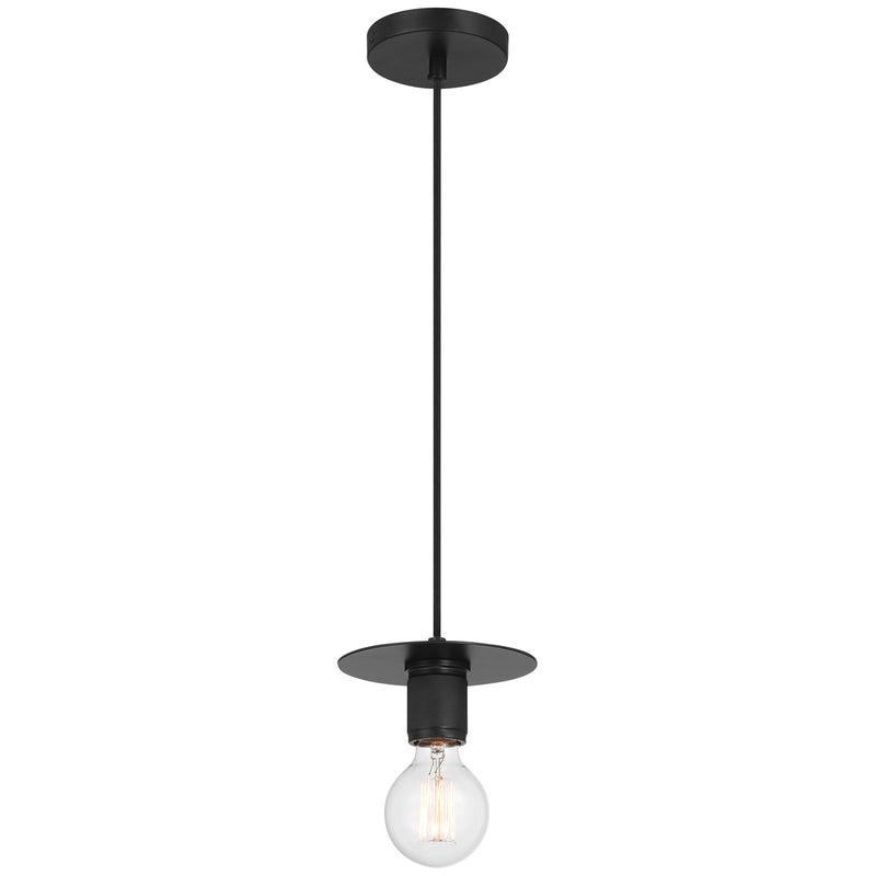 Access Lighting Central 1 Light Pendant, Black/Black