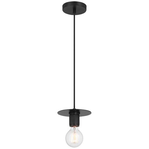 Access Lighting Central 1 Light Pendant, Black/Black