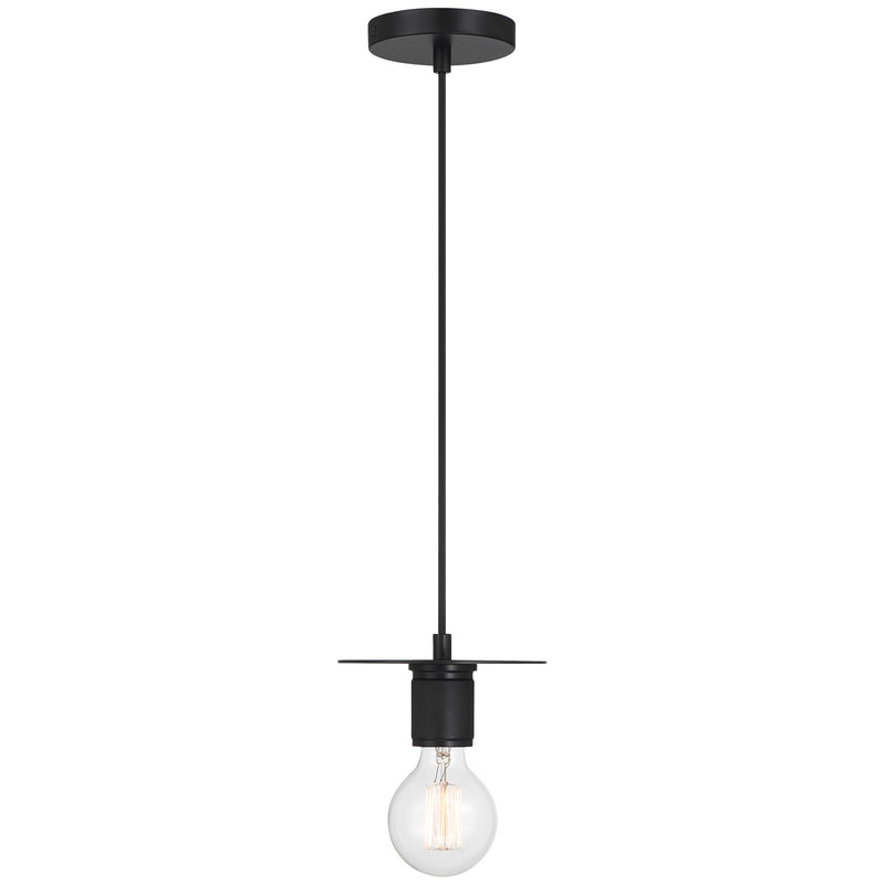 Access Lighting Central 1 Light Pendant, Black/Black