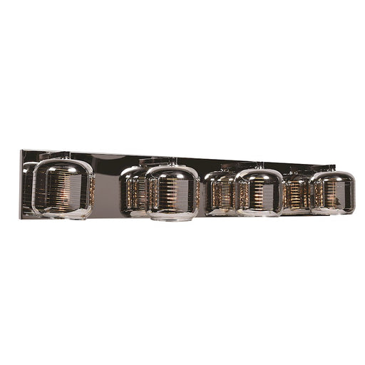 Access Lighting Dor 4 Light Bath, Mirror Steel