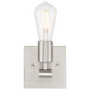 Access Lighting Virgin 1 Light Wall Sconce, Brushed Steel