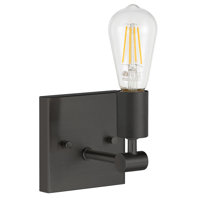 Access Lighting Virgin 1 Light Wall Sconce, Matte Black
