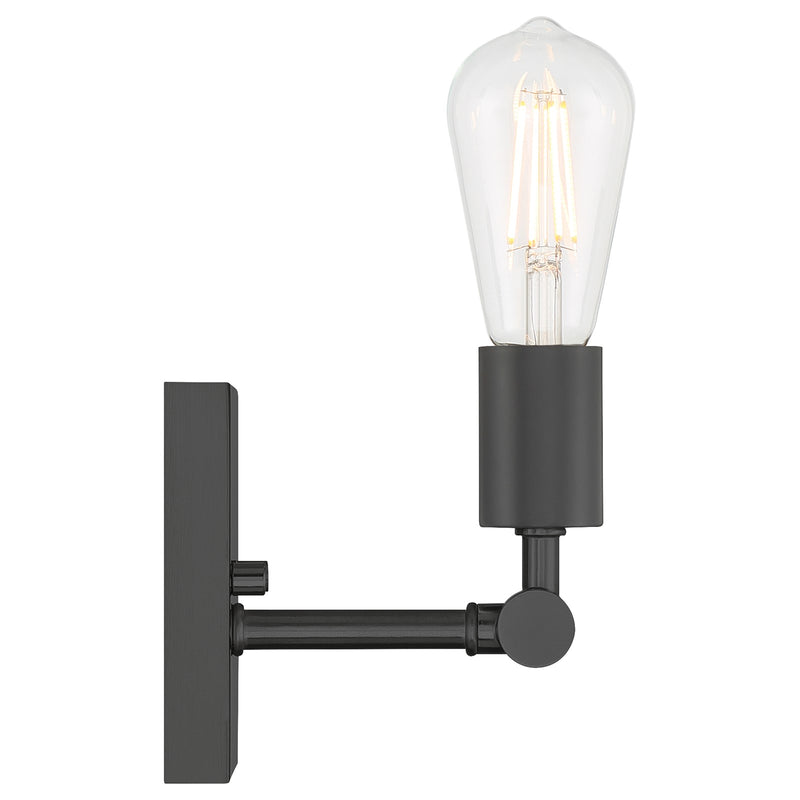 Access Lighting Virgin 1 Light Wall Sconce, Matte Black