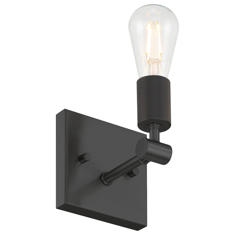 Access Lighting Virgin 1 Light Wall Sconce, Matte Black