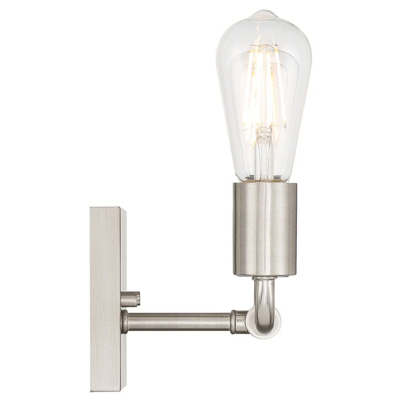 Access Lighting Virgin 3 Light Vanity, Brushed Steel