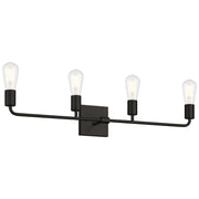 Access Lighting Virgin 4 Light Vanity, Matte Black