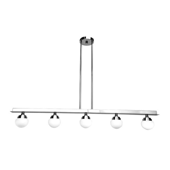 Access Lighting Classic 5 Light Pendant, Chrome