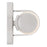 Access Lighting Escape 1 Light LED Sconce, Steel/White