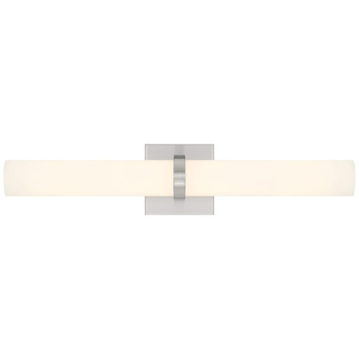 Access Lighting Escape 1 Light LED Sconce, Steel/White