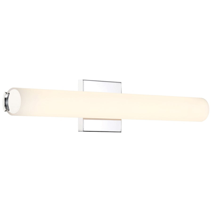 Access Lighting Sense 1 Light LED Sconce, Chrome/White