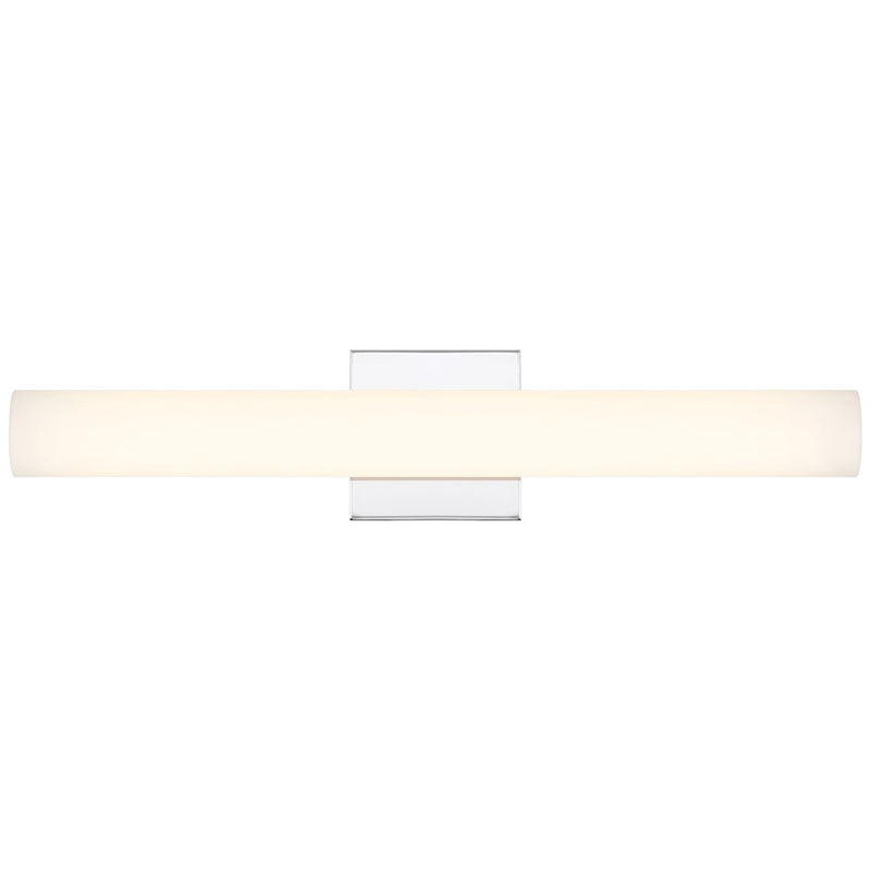 Access Lighting Sense 1 Light LED Sconce, Chrome/White