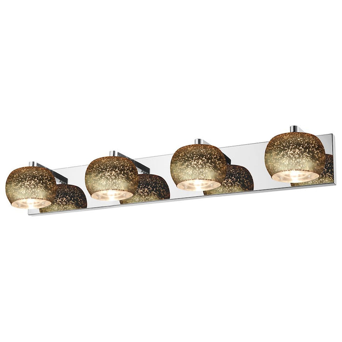 Access Lighting Galaxy 4 Light Bath, Mirror Steel