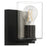 Access Lighting Oslo 1 Light LED Wall Sconce, Black/Clear