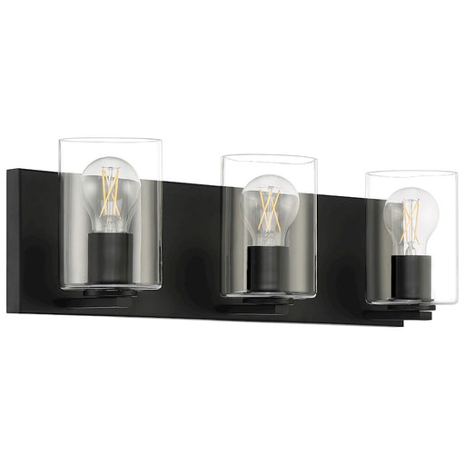 Access Lighting Oslo 3 Light LED Vanity, Matte Black/Clear