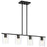 Access Lighting Oslo 1 Light LED Linear Pendant, Black