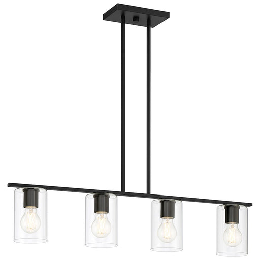Access Lighting Oslo 1 Light LED Linear Pendant, Black
