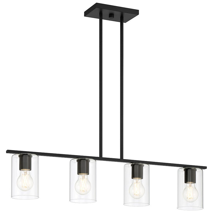 Access Lighting Oslo 1 Light LED Linear Pendant, Black