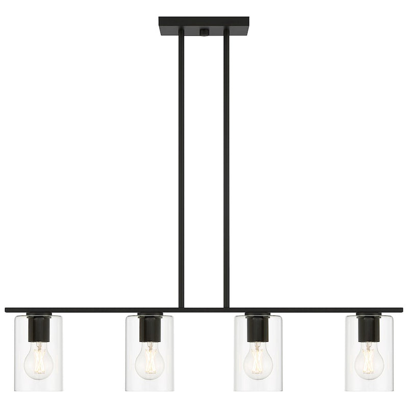 Access Lighting Oslo 1 Light LED Linear Pendant, Black