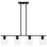 Access Lighting Oslo 1 Light LED Linear Pendant, Black