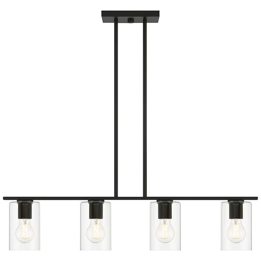Access Lighting Oslo 1 Light LED Linear Pendant, Black