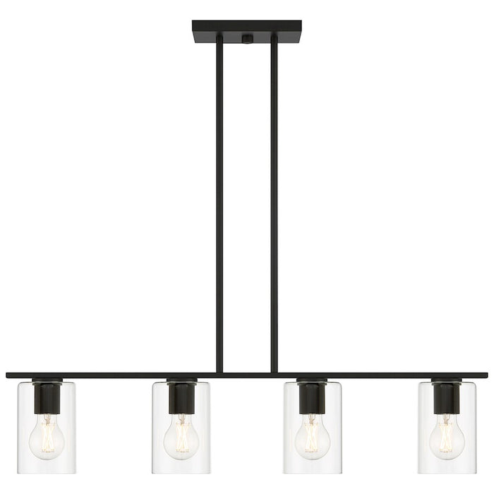 Access Lighting Oslo 1 Light LED Linear Pendant, Black