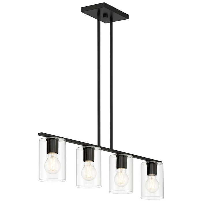 Access Lighting Oslo 1 Light LED Linear Pendant, Black