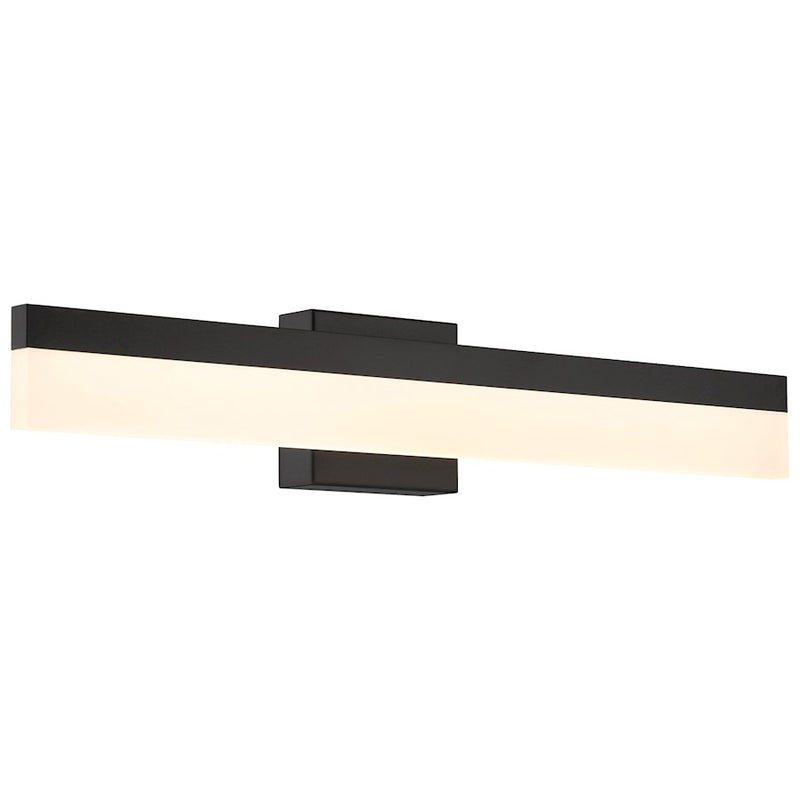 Access Lighting Loft 24" LED Vanity, Matte Black/Frosted