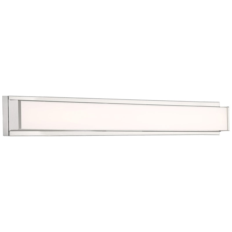 Access Lighting Citi Ii 1 Light Wall Sconce, Steel/Clear