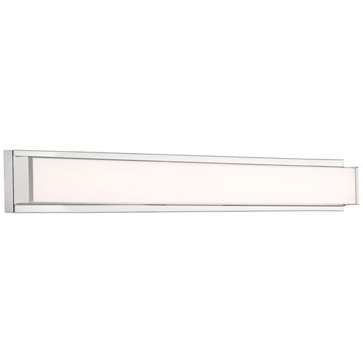 Access Lighting Citi Ii 1 Light Wall Sconce, Steel/Clear