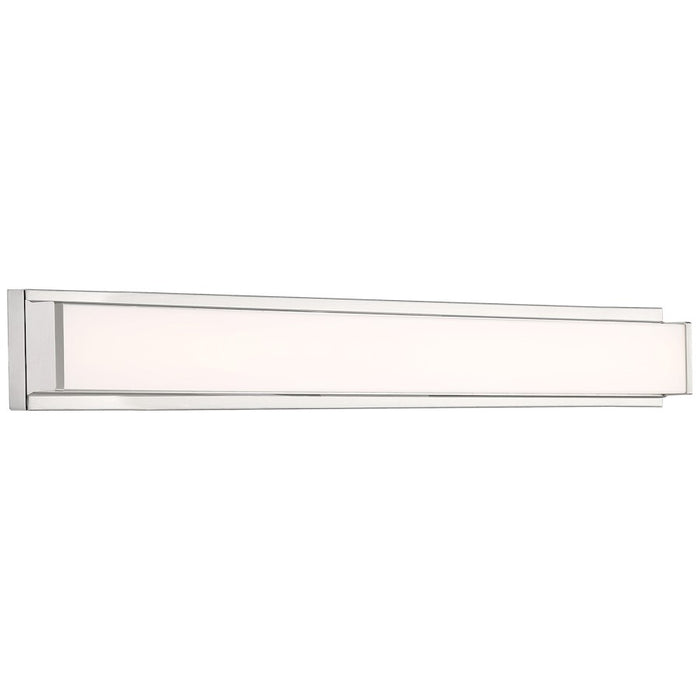 Access Lighting Citi Ii 1 Light Wall Sconce, Steel/Clear