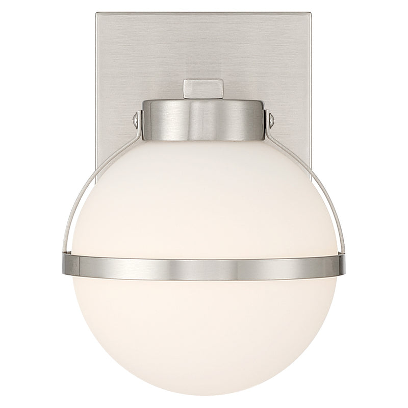 Access Emma 5CCT LED Wall Sconce, Brushed Steel/Opal