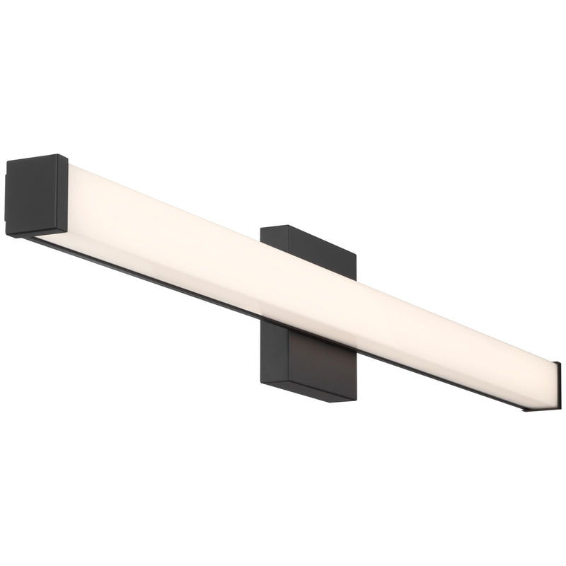 Access Maxx 5CCT LED Vanity, 36", Matte Black/Acrylic Lens