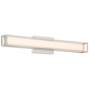 Access Justine 3CCT LED Vanity, Brushed Steel/Acrylic Lens