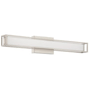 Access Justine 3CCT LED Vanity, Brushed Steel/Acrylic Lens