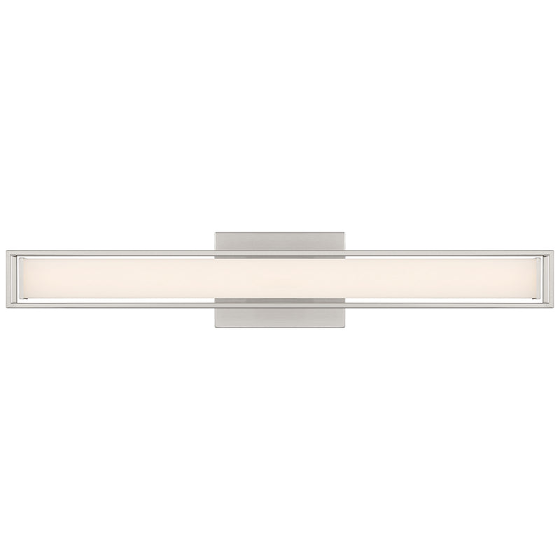 Access Justine 3CCT LED Vanity, Brushed Steel/Acrylic Lens