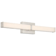 Access Mandi 3CCT LED Vanity, Brushed Steel/Acrylic Lens