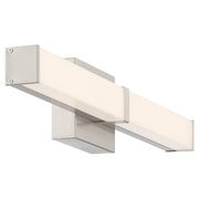 Access Mandi 3CCT LED Vanity, Brushed Steel/Acrylic Lens