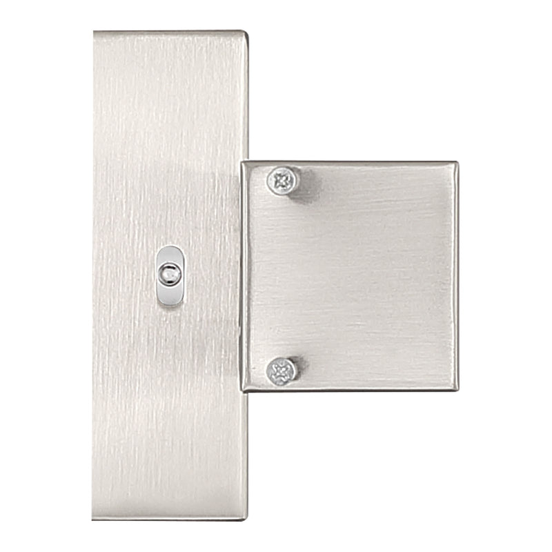 Access Mandi 3CCT LED Vanity, Brushed Steel/Acrylic Lens