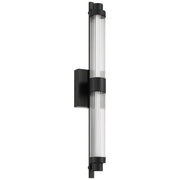 Access Lighting Julia 3CCT LED Vanity, Black/Clear Frosted