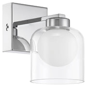 Access Chloe 3CCT LED Wall Sconce, Chrome/Clr Opal