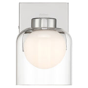 Access Chloe 3CCT LED Wall Sconce, Chrome/Clr Opal