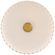Access Daniella 3CCT LED Flush Mt, Antique Brass/Opal