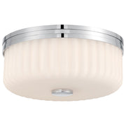 Access Lighting Daniella 3CCT LED Flush Mount, Chrome/Opal