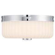 Access Lighting Daniella 3CCT LED Flush Mount, Chrome/Opal