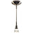 Access Lighting Optix LED Pendant, Matte Chrome/Clear