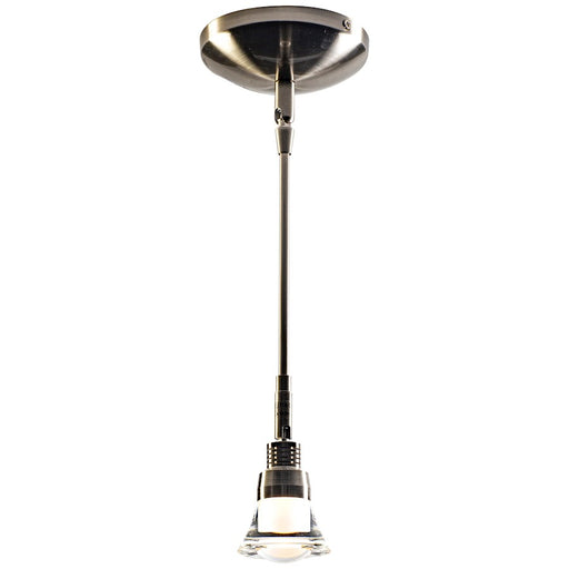 Access Lighting Optix LED Pendant, Matte Chrome/Clear